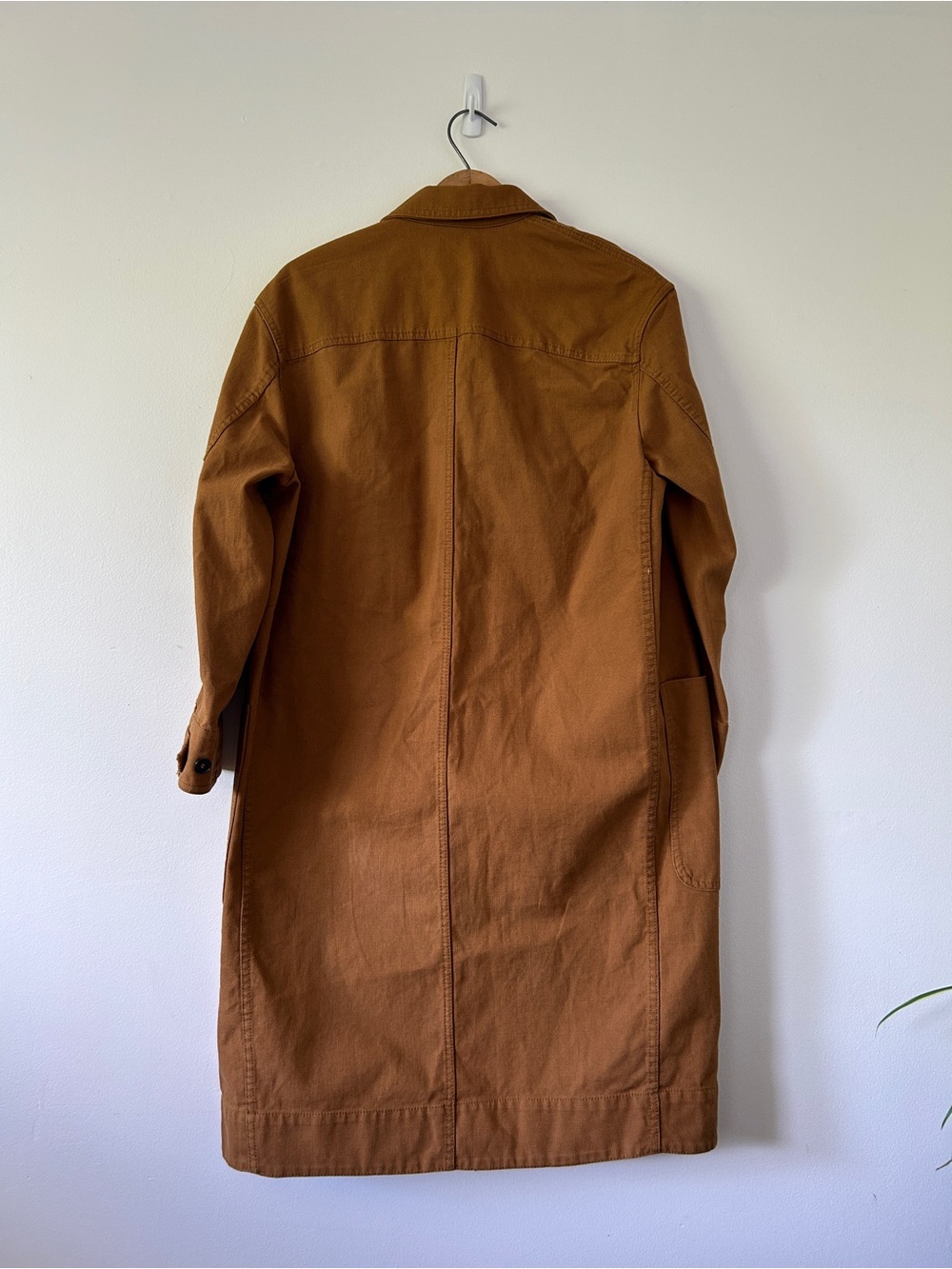 Zara ‧ Brick Canvas Cotton Coat - Picture 2 of 8